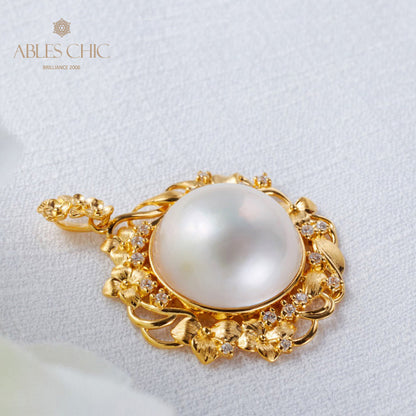 Pendentif halo guirlande de perles Mabe 5819