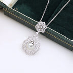 Collier de perles en forme de larme en filigrane 6275