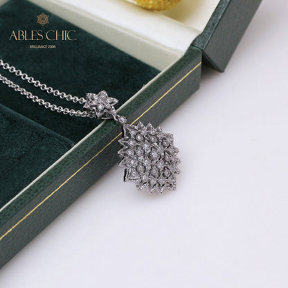 Collier Étoilé Filigrane Nid d'Abeille 5007
