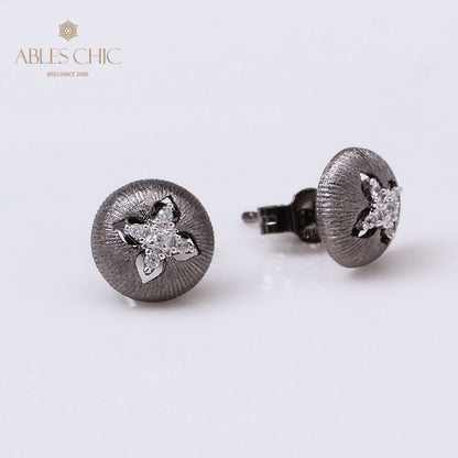 Boucles D'oreilles Soyeuses Dôme Trèfle 5087