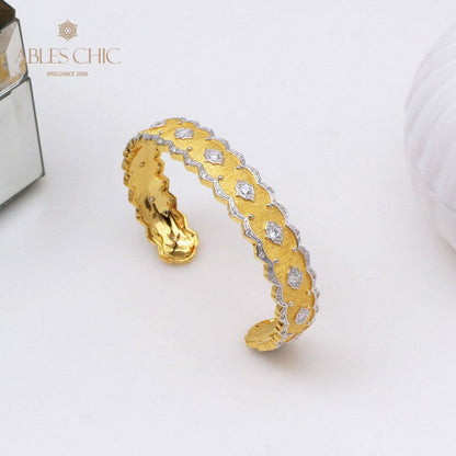 Bracelet Fretworks en Tissu Soyeux 5433