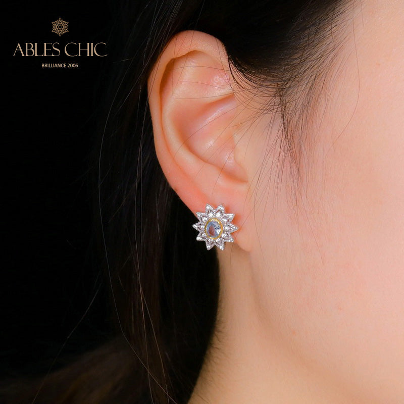 Boucles d'oreilles étoiles florales 5627