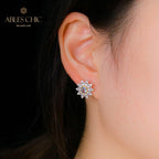 Boucles d'oreilles étoiles florales 5627