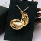 Collier médaillon étoile rubis soyeux 5211