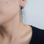 Boucles d'oreilles lustre en aiguilles de pin 5937
