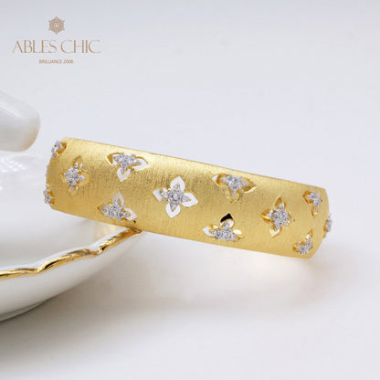 Bracelet Floral Trèfles Soyeux 5058