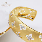 Bracelet Floral Trèfles Soyeux 5058