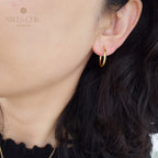Boucles d'oreilles créoles 15 mm/25 mm/45 mm 5836