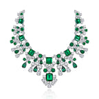 Collier de mariées émeraude Chanderlier P0633