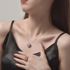 Bague de mariage saphir rose R0926