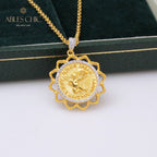 Pendentif insigne d'ange en filigrane 5304