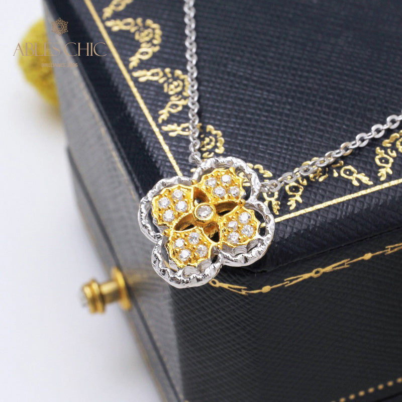 Fleur de prunier en filigrane 5428