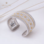 Bracelet floral traditionnel en soie 5221