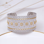 Bracelet floral traditionnel en soie 5221