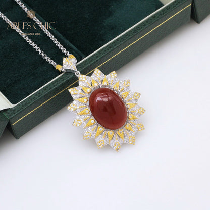 Collier ajouré de tempérament royal 5357