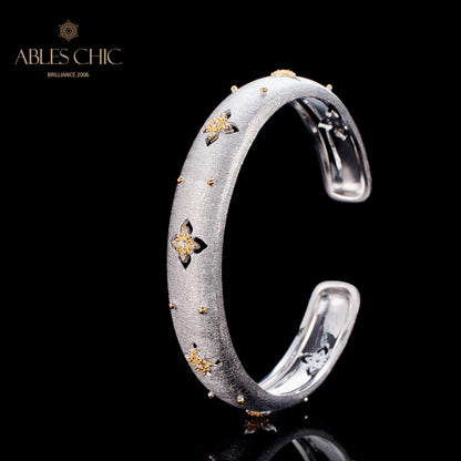 Bracelet Trèfles Soyeux 6105