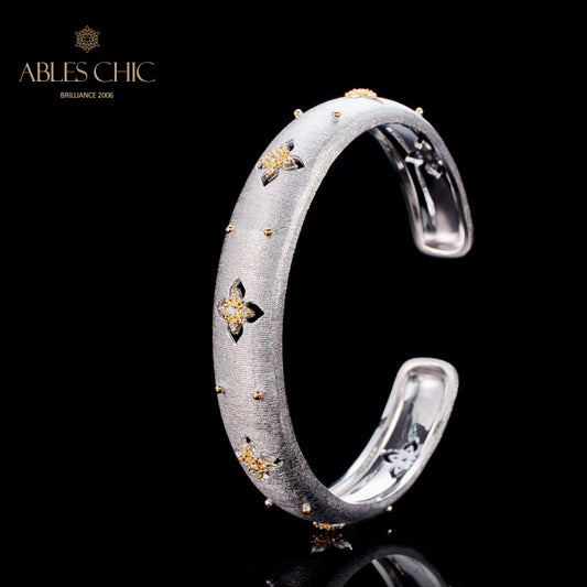 Bracelet Trèfles Soyeux 6105