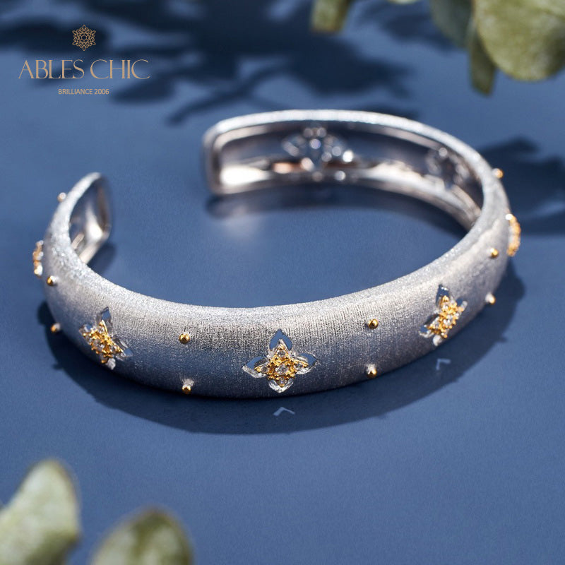 Bracelet Trèfles Soyeux 6105