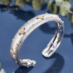 Bracelet Trèfles Soyeux 6105