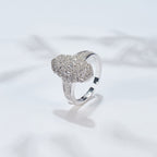 Bague florale traditionnelle ajourée 6053