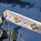 Bracelet Trèfles CZ 6107