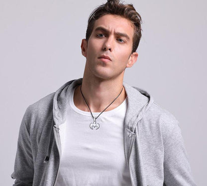 White Tungsten Vampire Bat Pendant Gothic Ghost Halloween Charm Necklace For Men Women Wholesale - Ables Mall