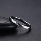 High Polished Tungsten Wedding Band Classic Engagement Ring Wholesale 2mm - Ables Mall