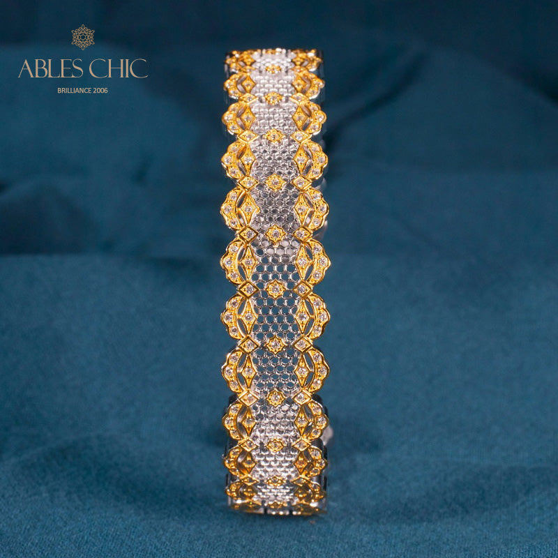 Bracelet dentelle nid d'abeille 6035