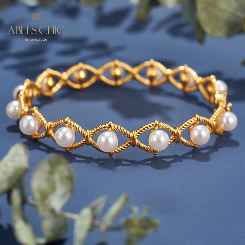 Bracelet de perles en chaîne de corde infini 6109