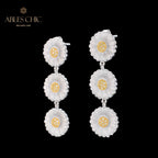 Boucles d'oreilles soyeuses Daisy Chandelier 6134