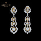 Boucles d'oreilles lustre floral Halo 6019