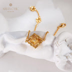 Bracelet chaîne trèfles 6129