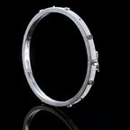 Bracelet Jonc Fleurs En Tissu 5680