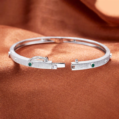Bracelet Jonc Fleurs En Tissu 5680