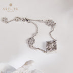 Bracelet chaîne trèfles 6129