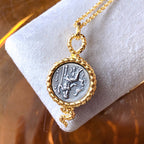 Collier de pièces de monnaie serpent byzantin 6057