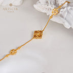 Bracelet chaîne trèfles 6129