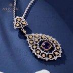 Collier lustre en filigrane de dentelle 6022