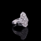 Bague florale traditionnelle ajourée 6053
