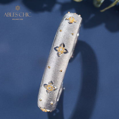 Bracelet Trèfles Soyeux 6105