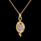 Collier de pièces de monnaie serpent byzantin 6057