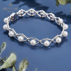 Bracelet de perles en chaîne de corde infini 6109