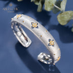 Bracelet Trèfles Soyeux 6105