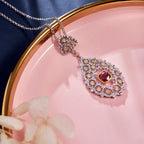 Collier lustre en filigrane de dentelle 6022