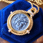 Collier réplique de pièces de monnaie byzantines 6056