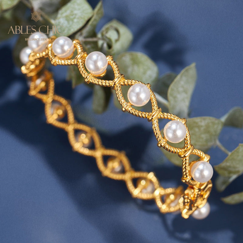 Bracelet de perles en chaîne de corde infini 6109