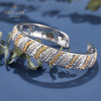 Bracelet ajouré de feuilles 6108
