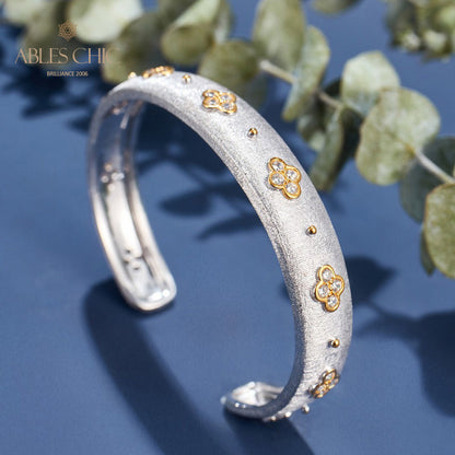 Bracelet Trèfles CZ 6107