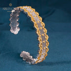 Bracelet dentelle nid d'abeille 6035