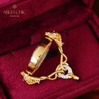 Pendentif médaillon à rabat Athena Owl uniquement